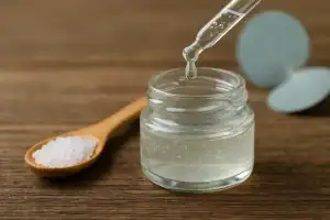 Hyaluronic Acid Serum in Glass Jar – Skincare Hydration Base