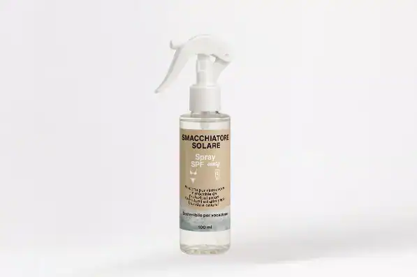 Smacchiatore Solare Spray Ecologico - Rimuove macchie da protezione solare su costumi e abiti